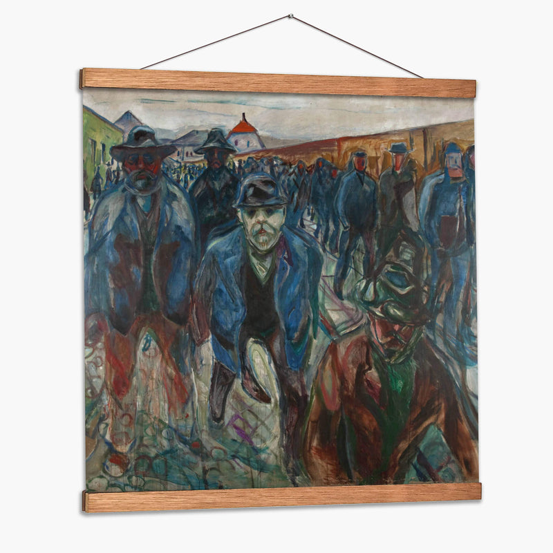 Trabajadores - Edvard Munch | Cuadro decorativo de Canvas Lab