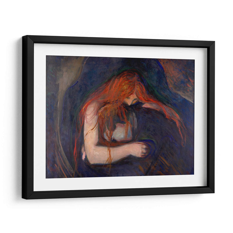 Vampiro (amor y dolor) - Edvard Munch | Cuadro decorativo de Canvas Lab