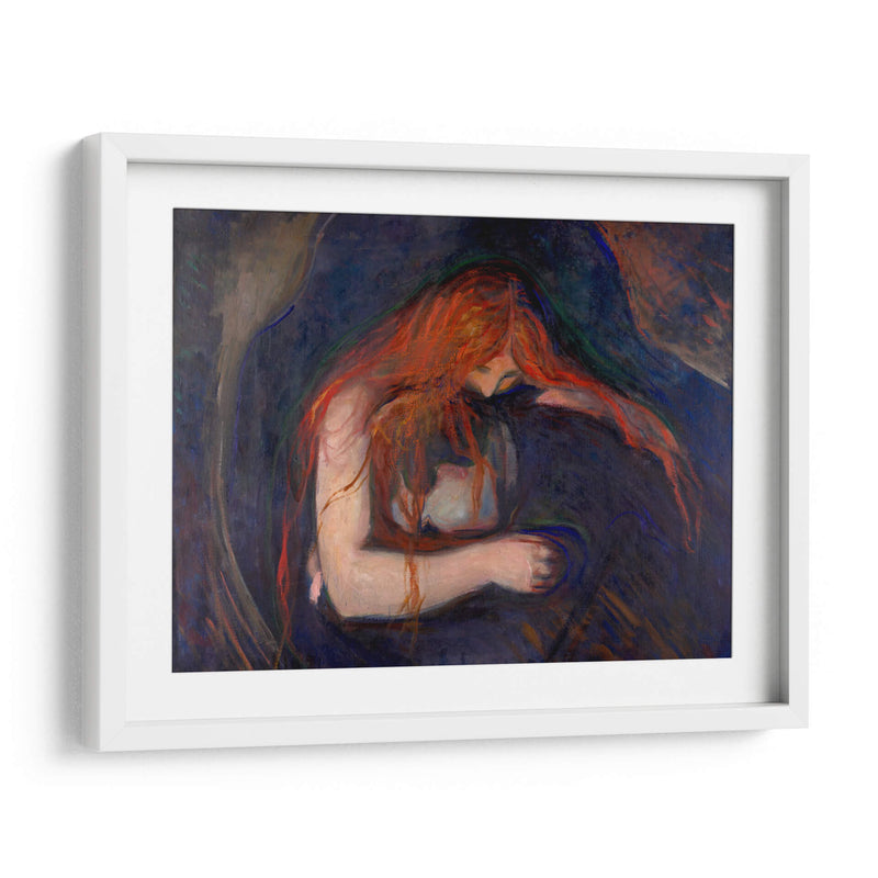 Vampiro (amor y dolor) - Edvard Munch | Cuadro decorativo de Canvas Lab