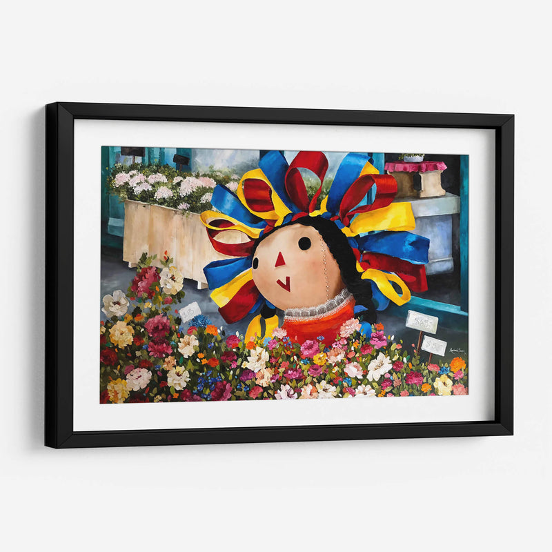 María feliz en la vendimia - Adriana Sosa | Cuadro decorativo de Canvas Lab