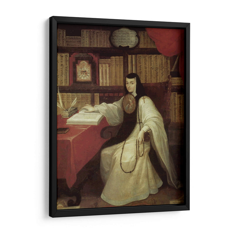 Sor Juana Inés de la Cruz - Miguel Cabrera | Cuadro decorativo de Canvas Lab