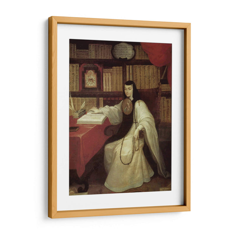 Sor Juana Inés de la Cruz - Miguel Cabrera | Cuadro decorativo de Canvas Lab