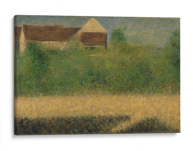 Casas y jardines - Georges Seurat | Cuadro decorativo de Canvas Lab