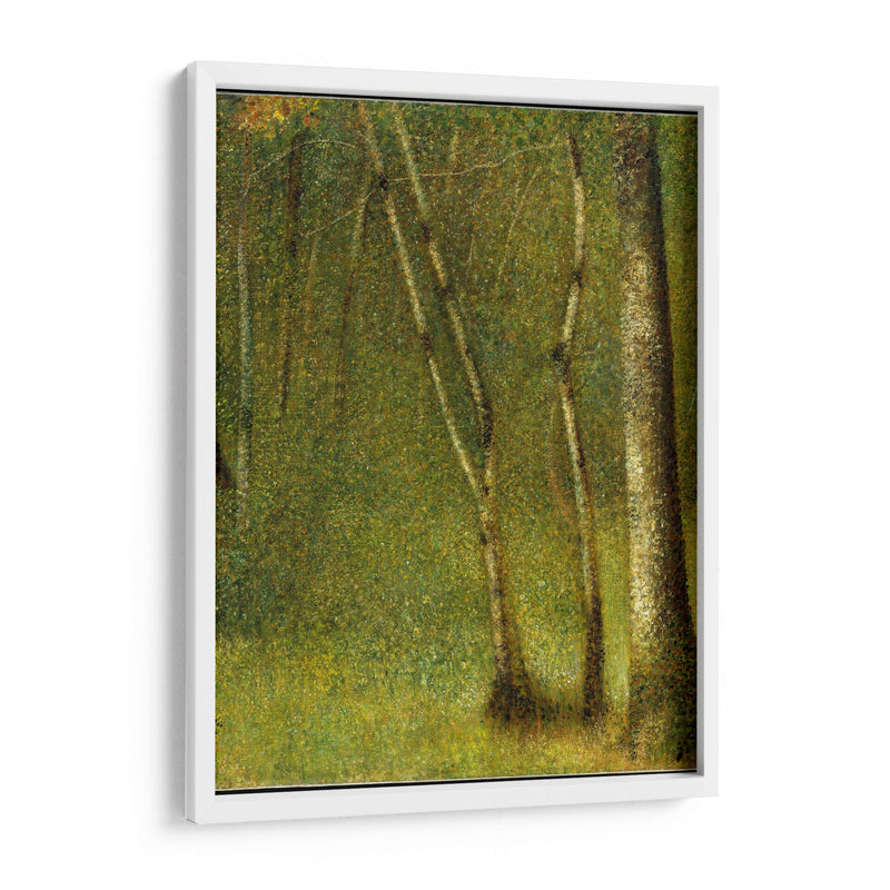 El bosque en Pontaubert - Georges Seurat | Cuadro decorativo de Canvas Lab