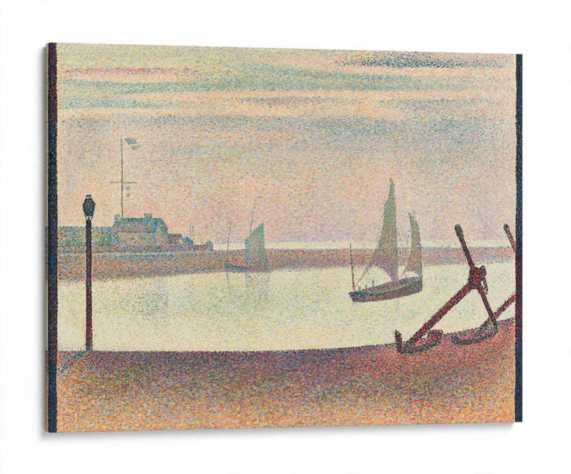 El canal de Gravelines, tarde - Georges Seurat | Cuadro decorativo de Canvas Lab