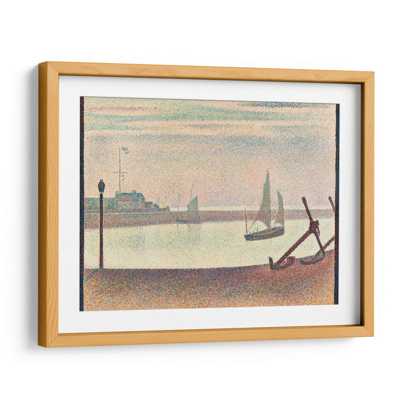 El canal de Gravelines, tarde - Georges Seurat | Cuadro decorativo de Canvas Lab