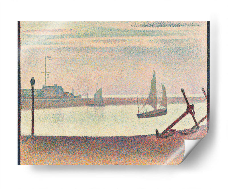 El canal de Gravelines, tarde - Georges Seurat | Cuadro decorativo de Canvas Lab