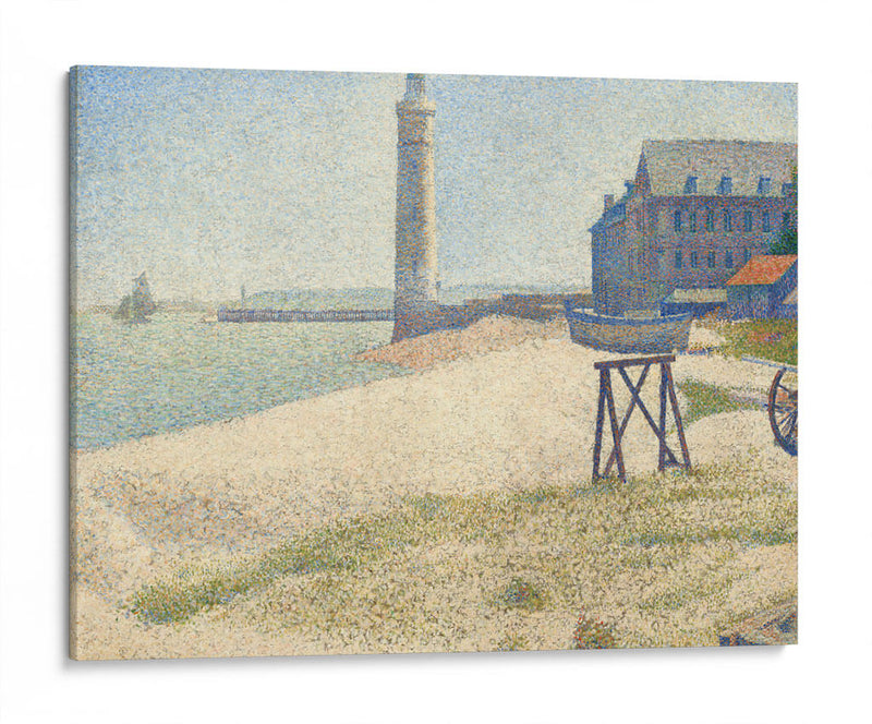 El faro en Honfleur - Georges Seurat | Cuadro decorativo de Canvas Lab