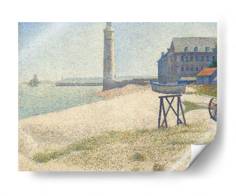 El faro en Honfleur - Georges Seurat | Cuadro decorativo de Canvas Lab