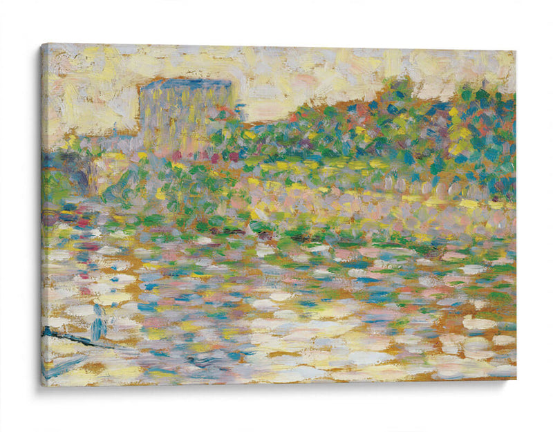 El Sena en Courbevoie - Georges Seurat | Cuadro decorativo de Canvas Lab