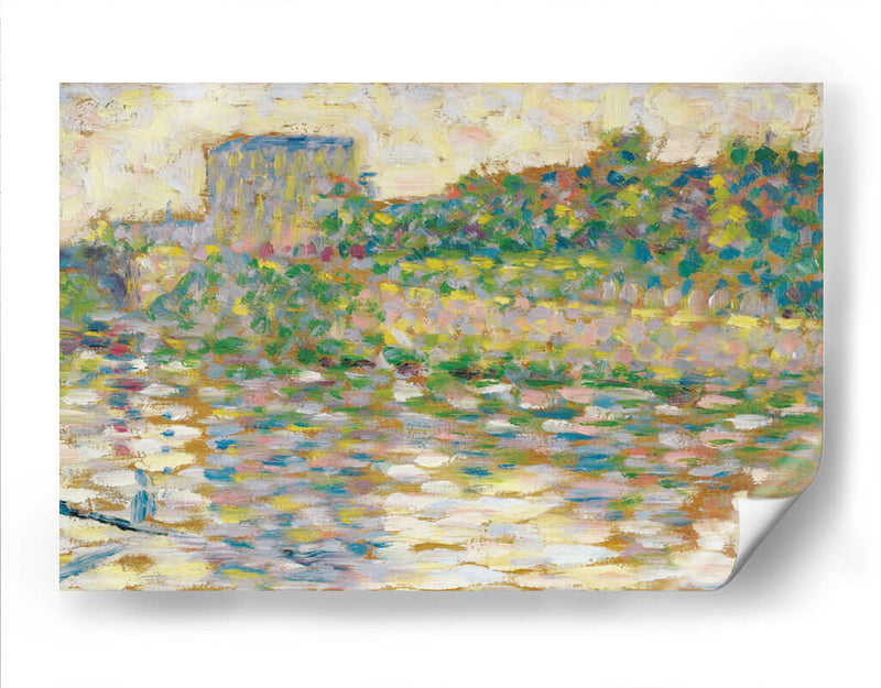 El Sena en Courbevoie - Georges Seurat | Cuadro decorativo de Canvas Lab