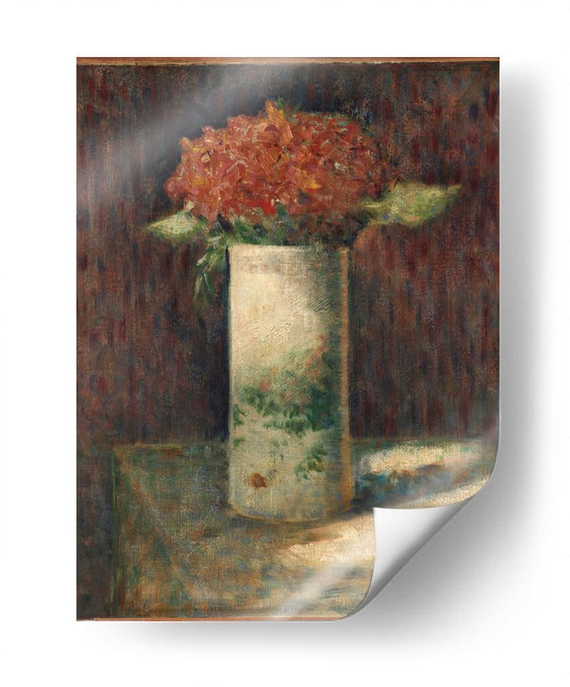 Jarrón de flores - Georges Seurat | Cuadro decorativo de Canvas Lab