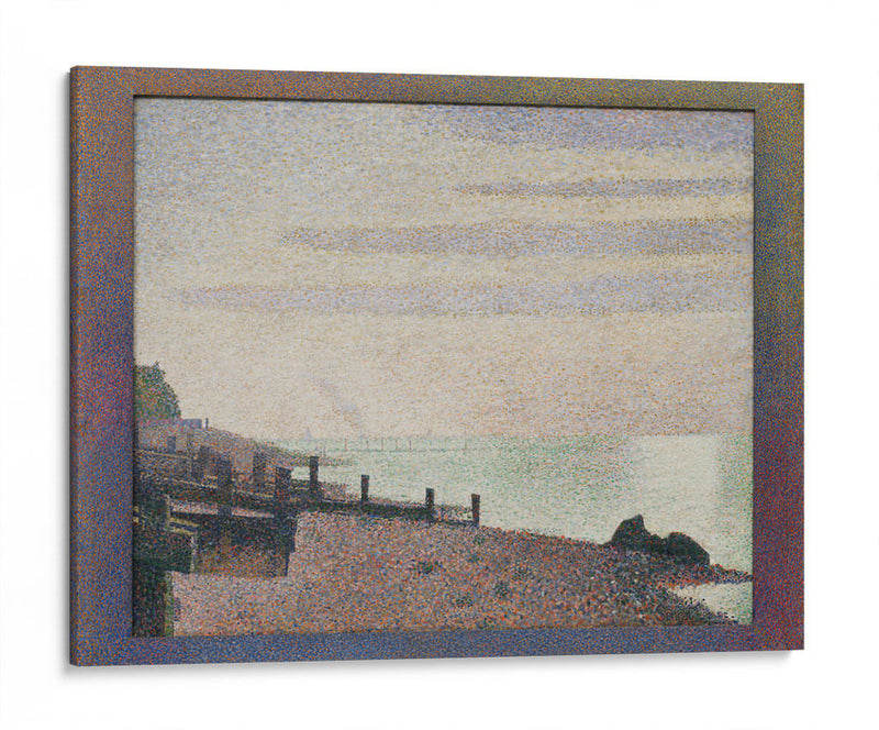 Tarde, Honfleur - Georges Seurat | Cuadro decorativo de Canvas Lab
