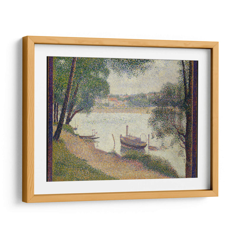 Tiempo gris, Grande Jatte - Georges Seurat | Cuadro decorativo de Canvas Lab