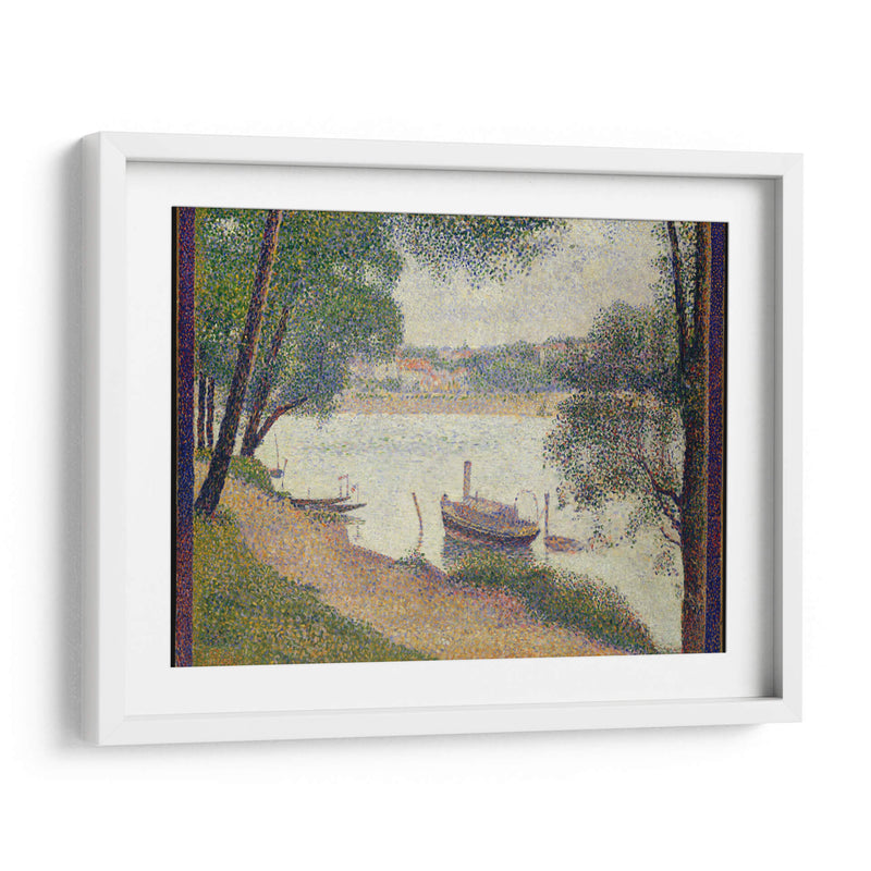 Tiempo gris, Grande Jatte - Georges Seurat | Cuadro decorativo de Canvas Lab