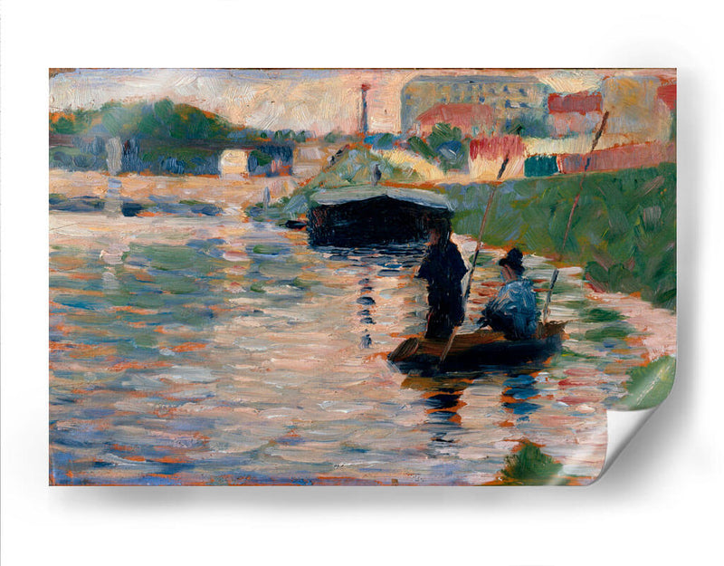 Vista del Sena - Georges Seurat | Cuadro decorativo de Canvas Lab