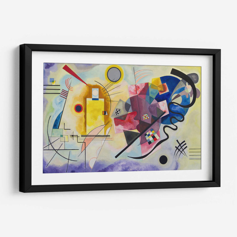 Amarillo, rojo y azul - Wassily Kandinsky | Cuadro decorativo de Canvas Lab