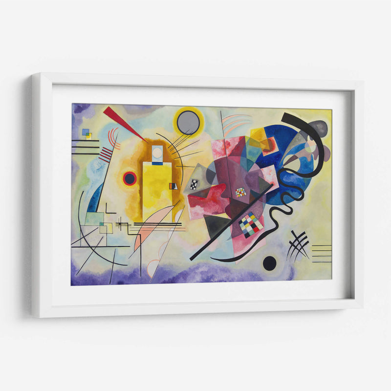 Amarillo, rojo y azul - Wassily Kandinsky | Cuadro decorativo de Canvas Lab