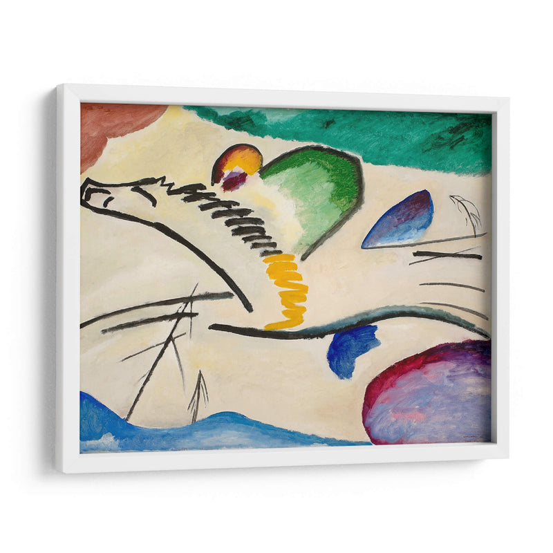 El jinete - Wassily Kandinsky | Cuadro decorativo de Canvas Lab