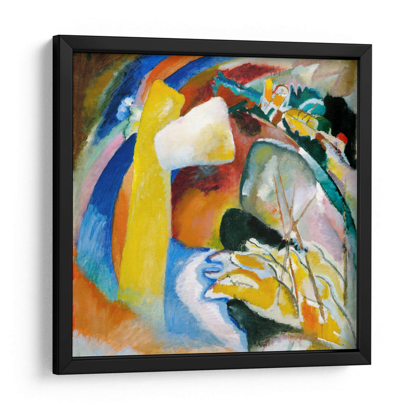 Estudio para pintar con forma blanca - Wassily Kandinsky | Cuadro decorativo de Canvas Lab