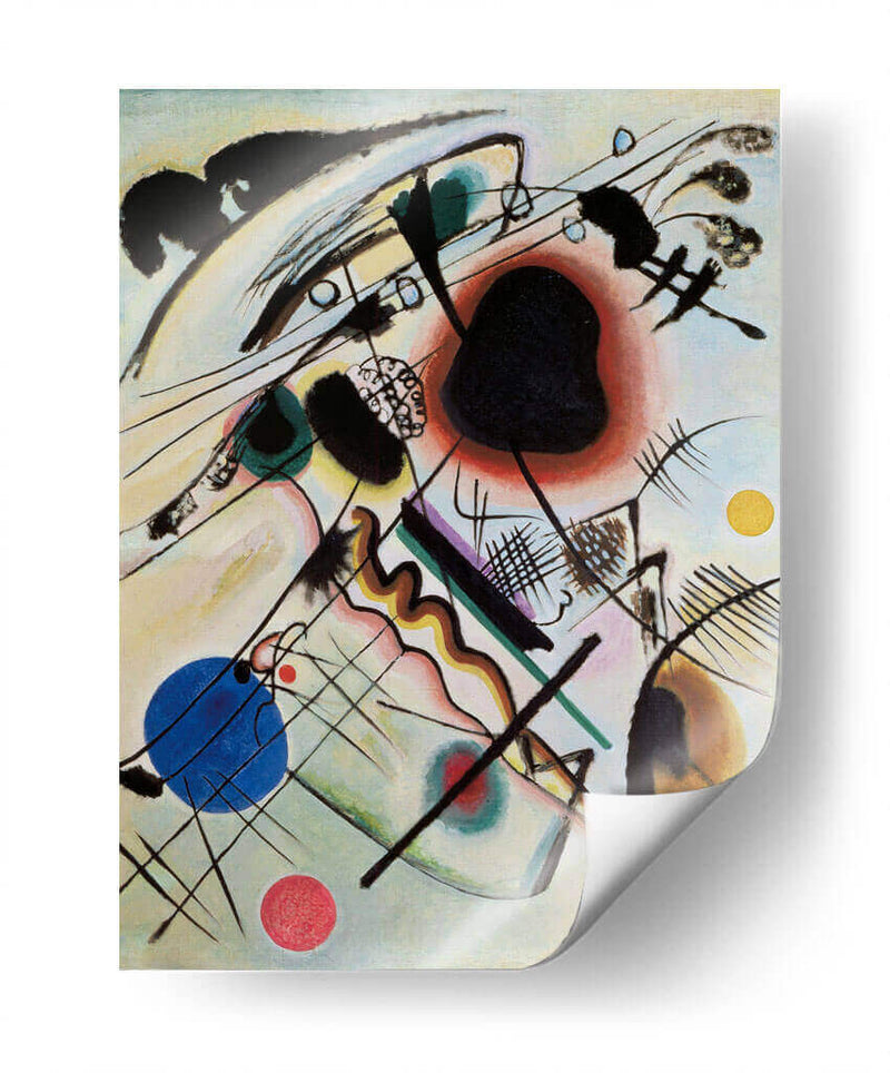 Mancha negra - Wassily Kandinsky | Cuadro decorativo de Canvas Lab