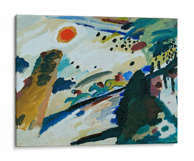 Paisaje romántico - Wassily Kandinsky | Cuadro decorativo de Canvas Lab
