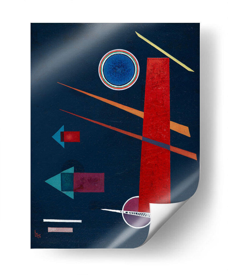 Rojo poderoso - Wassily Kandinsky | Cuadro decorativo de Canvas Lab