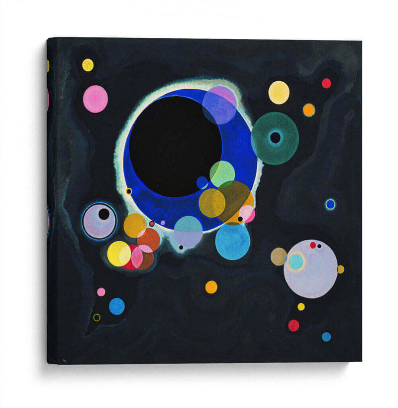 Varios círculos - Wassily Kandinsky | Cuadro decorativo de Canvas Lab