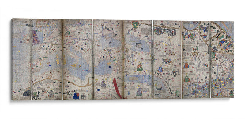 Atlas de Cataluña - 1375 | Cuadro decorativo de Canvas Lab