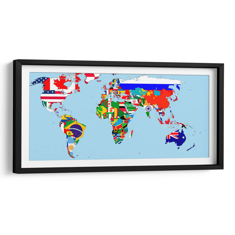 Banderas del mundo | Cuadro decorativo de Canvas Lab