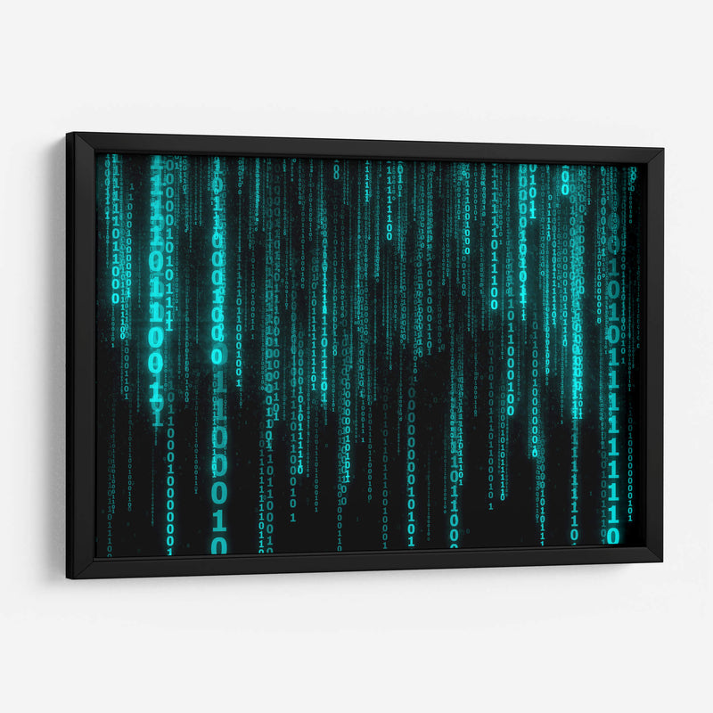 Binario Matrix | Cuadro decorativo de Canvas Lab