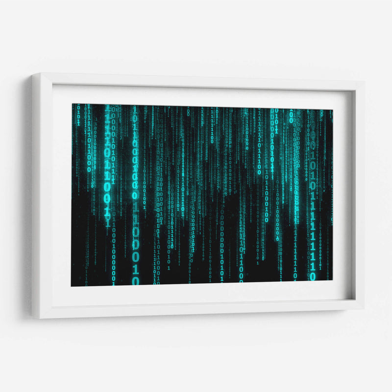 Binario Matrix | Cuadro decorativo de Canvas Lab