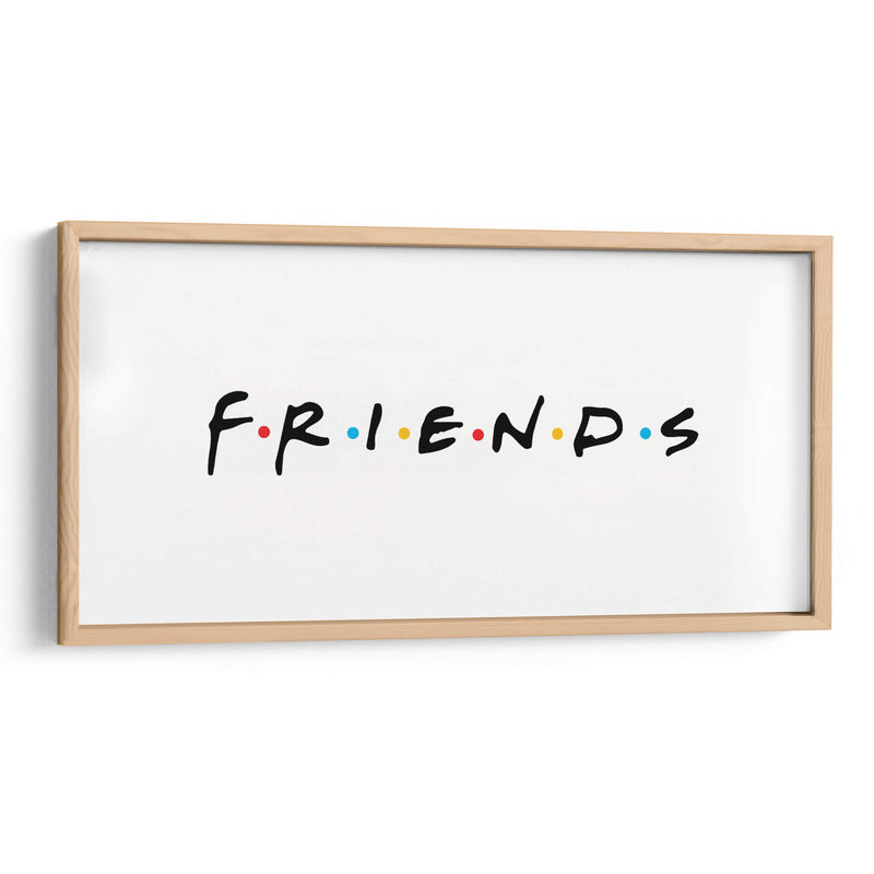 Friends logo | Cuadro decorativo de Canvas Lab