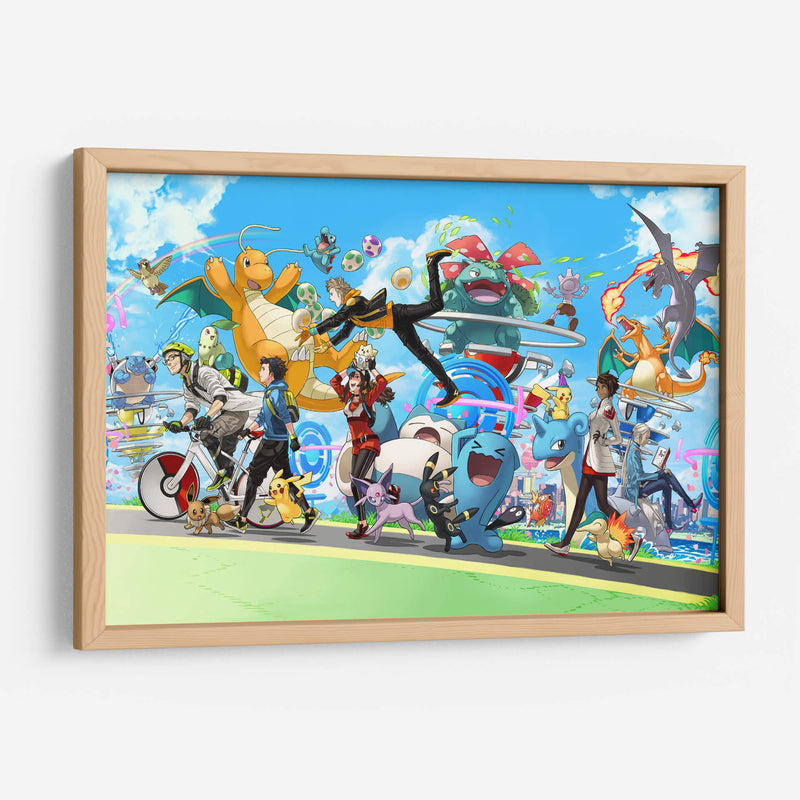 Fun in Pokémon Go | Cuadro decorativo de Canvas Lab