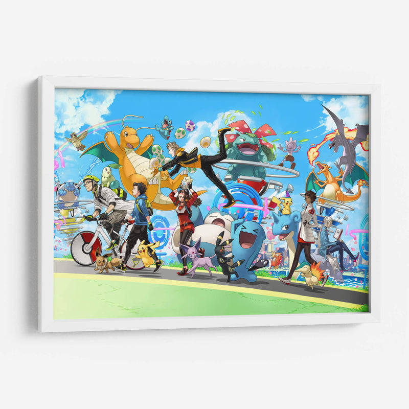 Fun in Pokémon Go | Cuadro decorativo de Canvas Lab