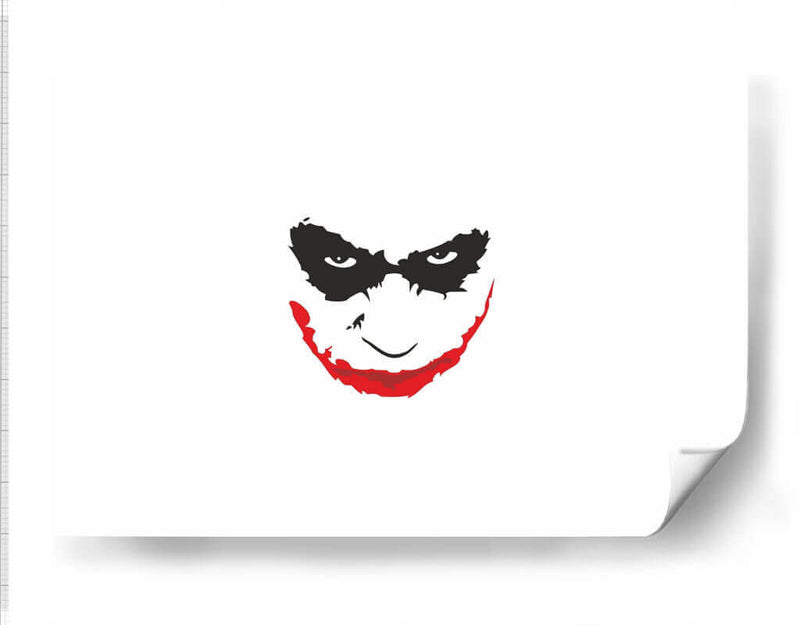 Joker minimalista | Cuadro decorativo de Canvas Lab