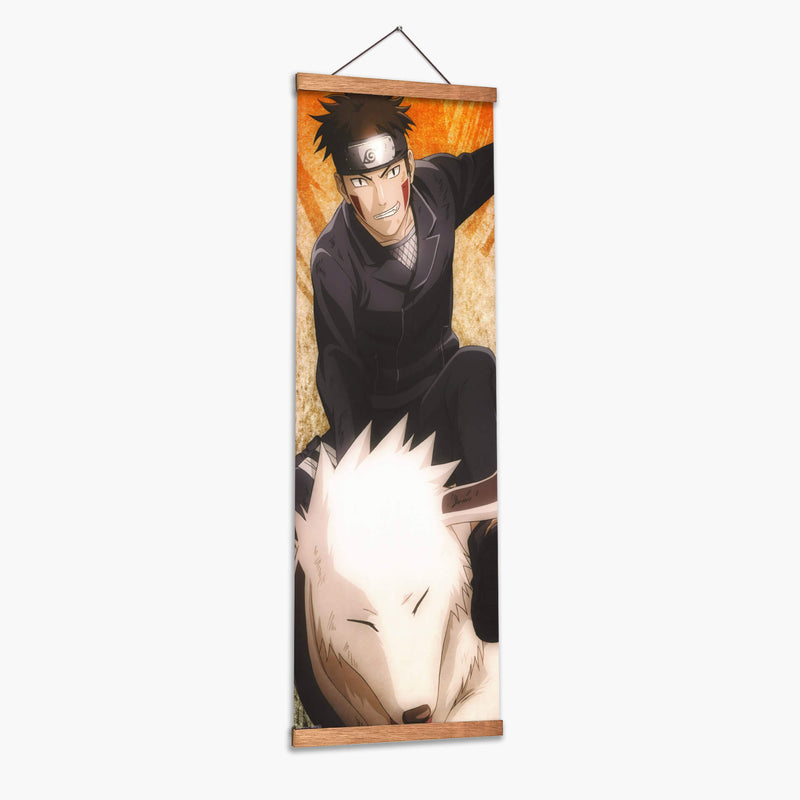 Kiba Inuzuka y Akamaru | Cuadro decorativo de Canvas Lab