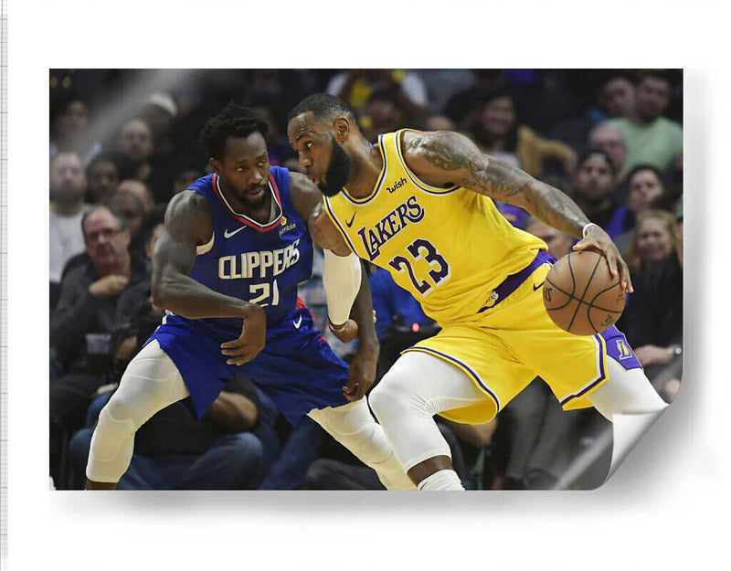 Clippers - Lakers rivalry | Cuadro decorativo de Canvas Lab