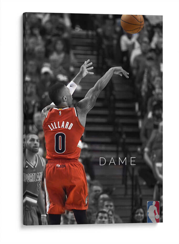 Damian Lillard | Cuadro decorativo de Canvas Lab