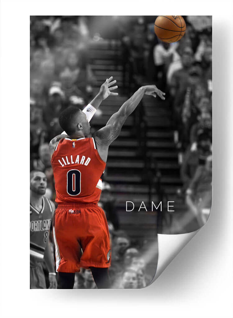 Damian Lillard | Cuadro decorativo de Canvas Lab