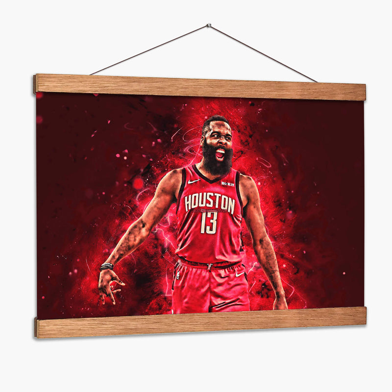 James Harden Rockets aura | Cuadro decorativo de Canvas Lab