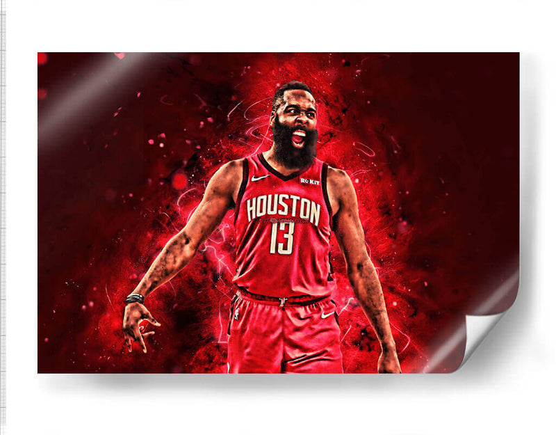 James Harden Rockets aura | Cuadro decorativo de Canvas Lab