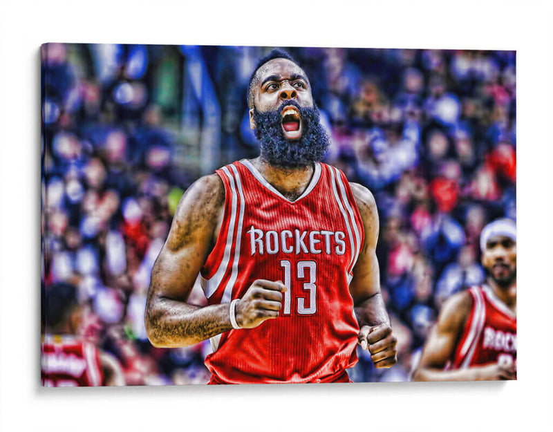 James Harden Rockets 13 | Cuadro decorativo de Canvas Lab