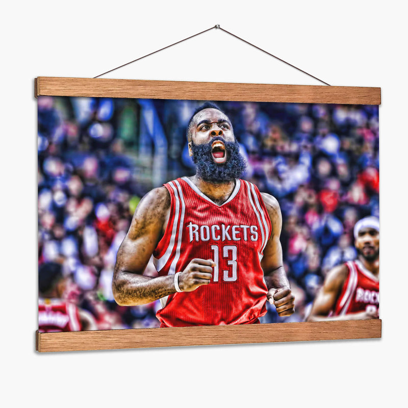 James Harden Rockets 13 | Cuadro decorativo de Canvas Lab