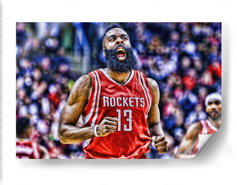 James Harden Rockets 13 | Cuadro decorativo de Canvas Lab