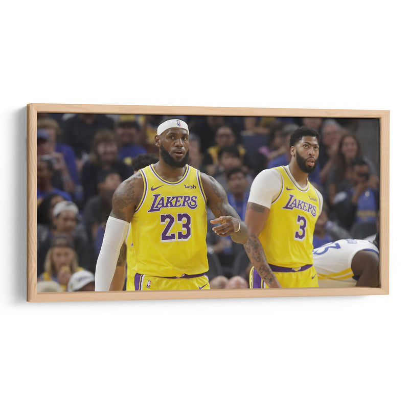 Lebron in Lakers | Cuadro decorativo de Canvas Lab