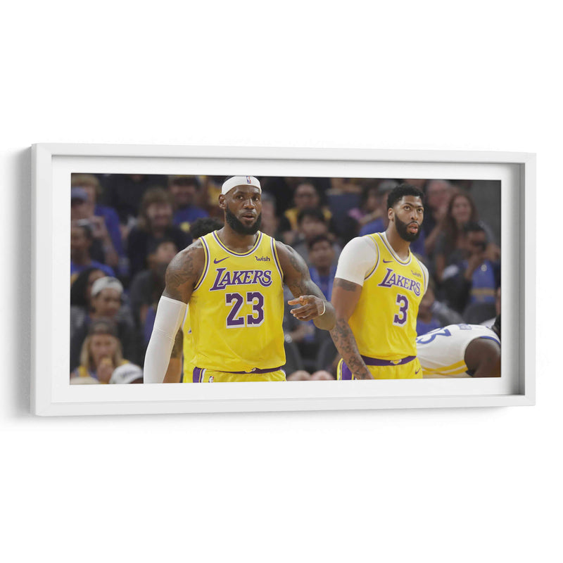 Lebron in Lakers | Cuadro decorativo de Canvas Lab