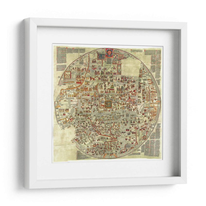 Mapamundi de Ebstorf | Cuadro decorativo de Canvas Lab