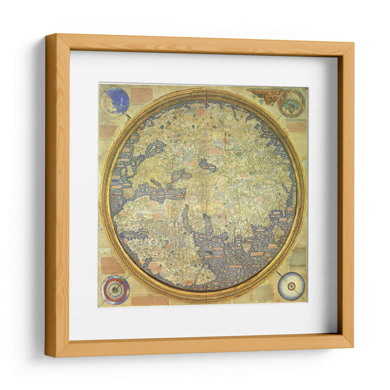 Mapamundi de Fra Mauro | Cuadro decorativo de Canvas Lab