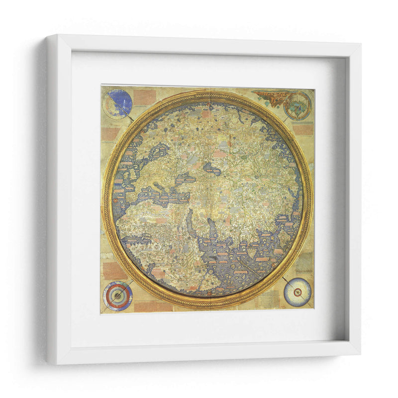 Mapamundi de Fra Mauro | Cuadro decorativo de Canvas Lab
